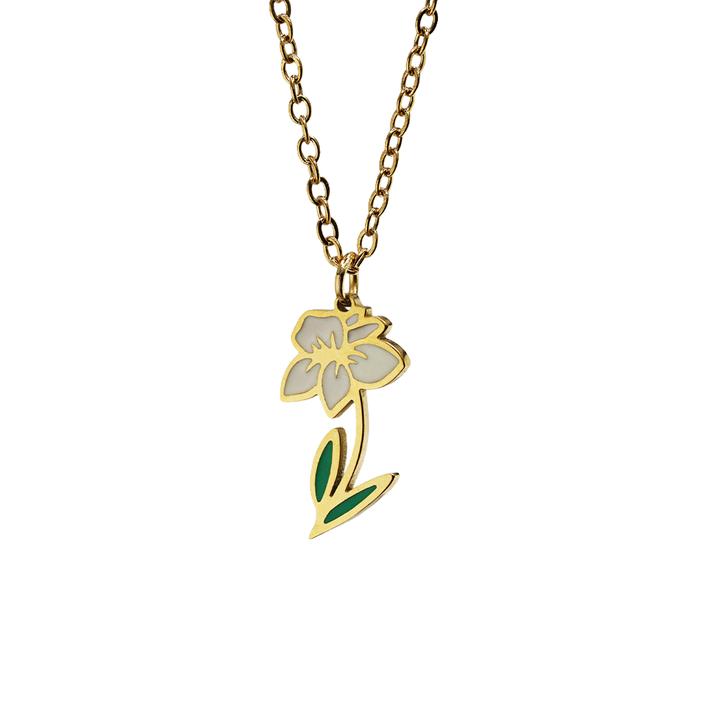 Clair Birth Flower Necklace