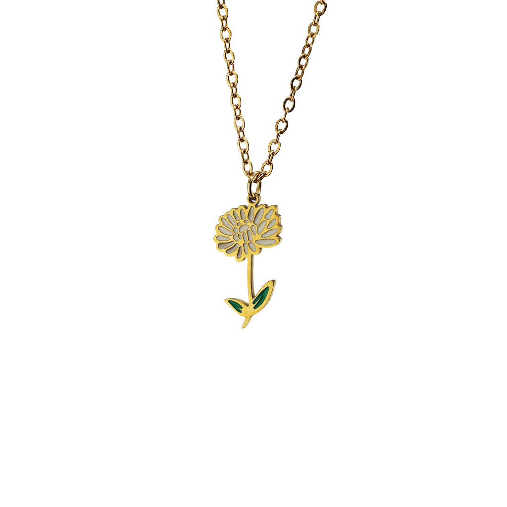 Clair Birth Flower Necklace